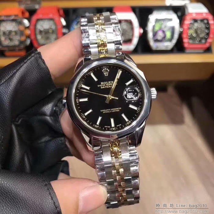 ROLEX勞力士 最新款式 經典傳奇 進口西鐵城 全自動機械機芯 精品 男士腕表  wssb4796